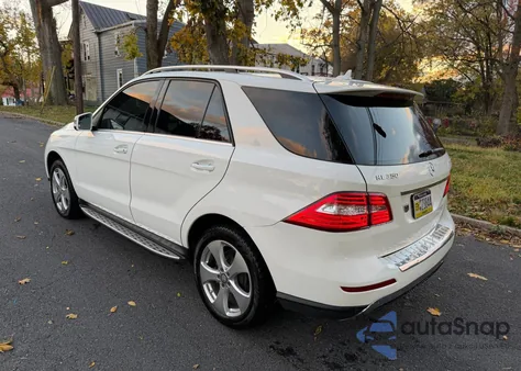 2015 Mercedes-Benz Ml 350 4Matic из США, поврежденный, VIN 4JGDA5HB2FA618064
